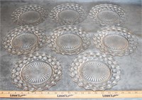 LOT - 8 FOSTORIA AMERICAN 8½" SALAD PLATES