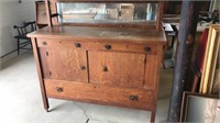 Early Stickley Style Oak Buffet