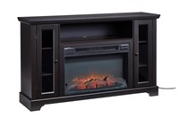 CANVAS KINGWOOD ELECTRIC FIREPLACE TV STAND 57 IN