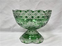 Echt Meissner Bleikristall Lead Glass Punch Bowl