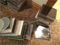 many empty jewel cd cases