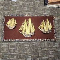 Ship String Art Picture