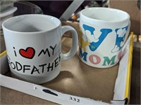 Mom & grandfather coffee cups