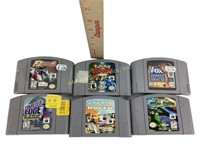 Nintendo 64 games:  F1 Pole Position 64, Pokémon