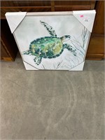 Canvas Turtle Print