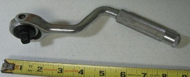 Vtg Side-Winder Ratchet Drive w/Swivel Head 3/8"