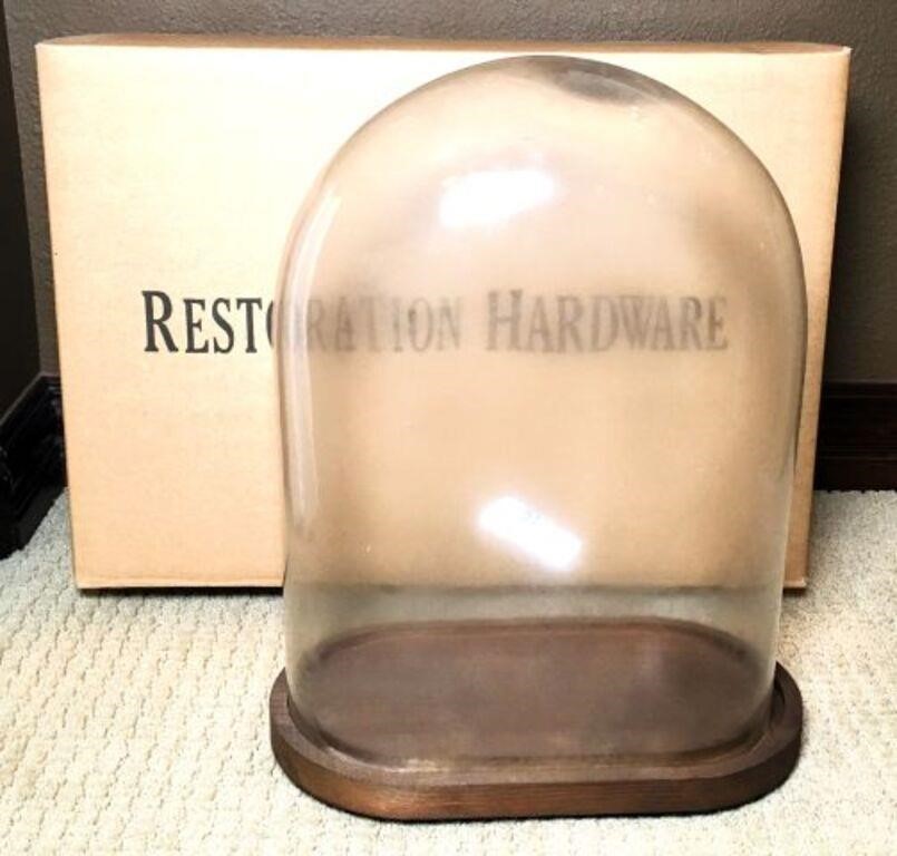 Restoration Hardware Glass Dome Display