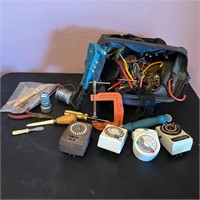 Craftsman Tool Bag, Timers, Rivet Gun +++