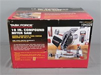 Task Force 10" Compound Miter Saw Sealed In Box