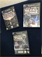 3 Star Wars Nintendo GameCube Games