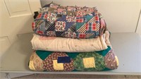 4 Handmade quilts
