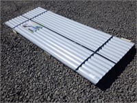 8'x3' White Metal Roof Panels