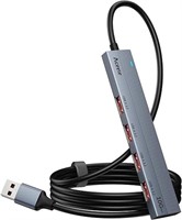 Aceele 10Gbps USB 3.2 Hub with 4 USB A 3.2 Ports,
