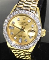 18K Yellow Gold Ladies Oyster Rolex