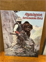 16” x 12.5” Remington metal sign