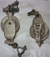2 Sherman & Reilly Pulleys Max 2500lbs,