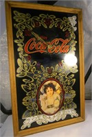 Coke Mirror Clock