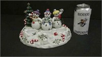 Party Lite 4-Candle Snowman Display