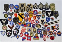 182 Assorted WWII & Korean War Military Patches