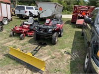 Polaris Sportsman 800 Twin ATV and Snowplow