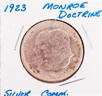 Coin 1923 Monroe Doctrine  Commemorative AU