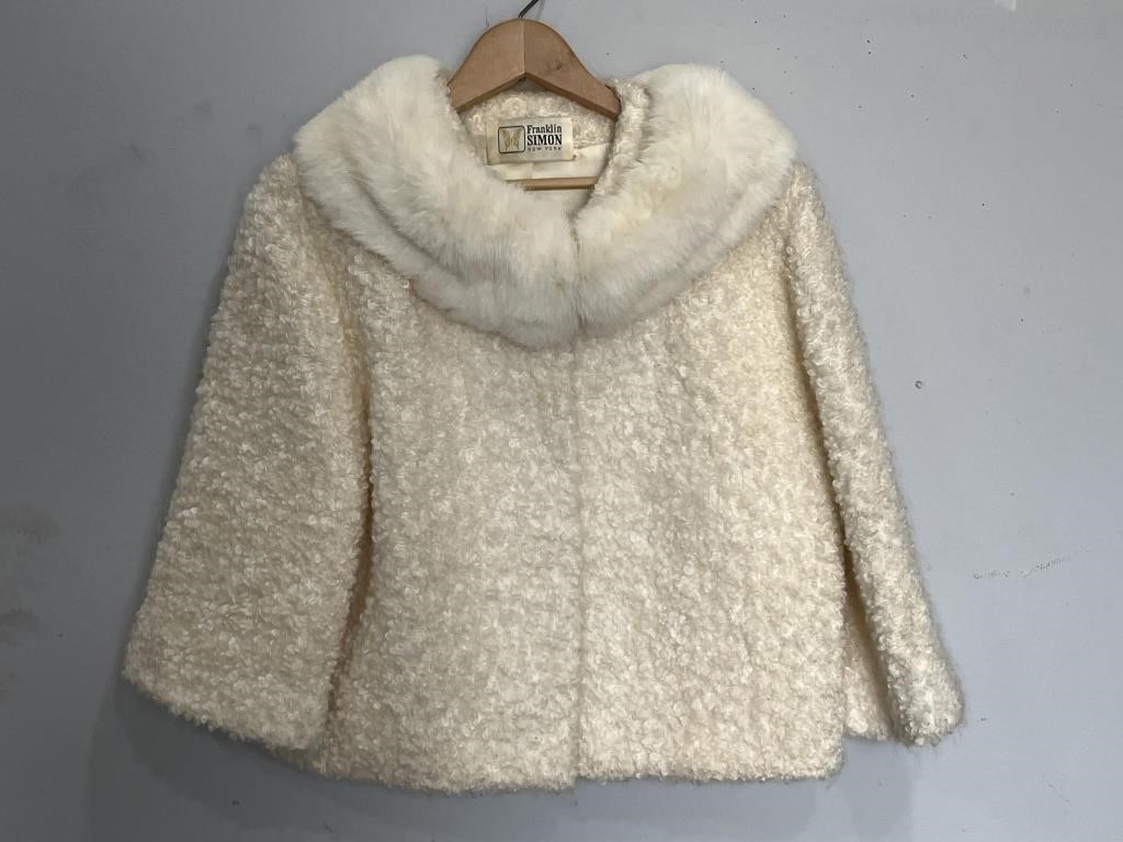 Vintage Fur Trim Lamb’s Wool Coat
