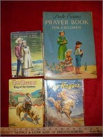 4pc Vintage Roy Rogers & Dale Evans Kid's Books