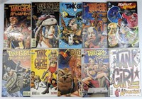 (9) DC VERTIGO "TANK GIRL" COMIC LOT