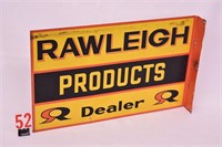 "Rawleigh" products double sided flange sign