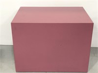 Large Hollow wood pink block