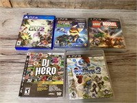 Ps3 and Ps4 games all games in case