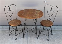 Ice Cream Parlor Table & Chairs
