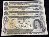 1973 Canada One Dollar Bill