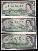 1967 Canada One Dollar Bill