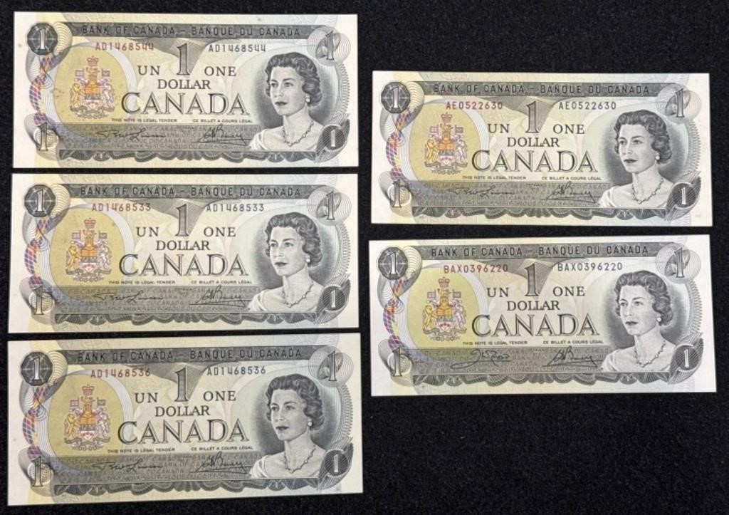 1973 Canada One Dollar Bill