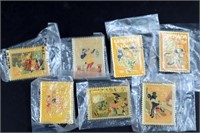Vintage Mickey Mouse in Grenada Stamp Pins Sealed