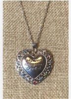 My Heart Belongs to my Grandkids Pendant Necklace