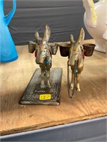 Small Brass Donkeys