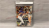 Yordan Alvarez Rookie 2020 Topps Rookie Card