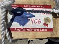 Greatbear Single-Horn 200 lbs Cast Iron Anvil