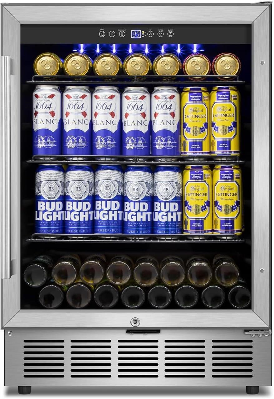 Beverage Refrigerator  24\  200 Cans