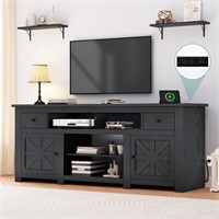 YITAHOME Farmhouse TV Stand, Entertainment Center