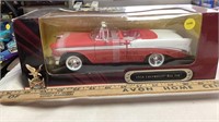 Die cast metal 1956 Chevrolet bel air scale 1/18