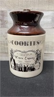 Vintage Canadian Abenakis Cookie Jar 10.5" Tall Li