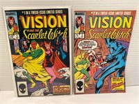 Vision and the Scarlet Witch #1 & #2 1985