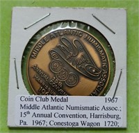 15th Annual Convention Coin Club Medal