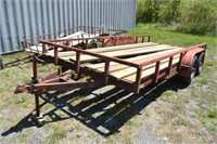 16' x 7.5' Tandem Axle Trailer