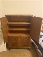 Vintage Chest of Drawers & Shelves 30” wide 49”