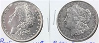 Coin 2  Morgan Silver Dollars 1898 & 1878 8TF