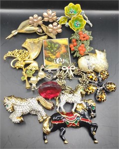Various Brooches